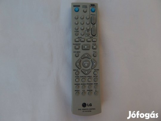 LG DVD Lejátszó 6711R1P070B tipusú Távirányító Eredeti