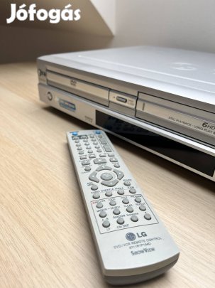 LG DVS7905S 6 fejes video magnó VHS DVD kombó szervizelve videomagnó