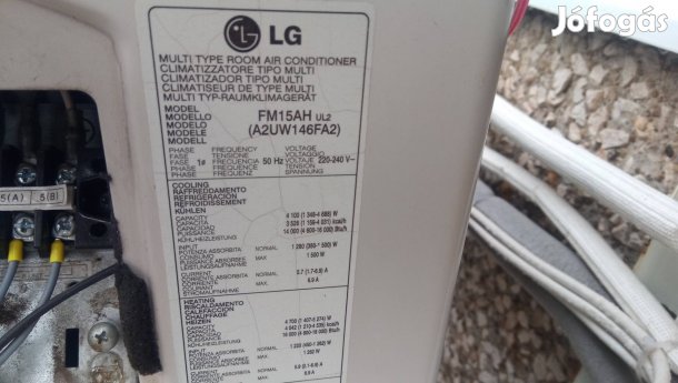 LG FM 15 AH duál klíma kültéri termisztor 