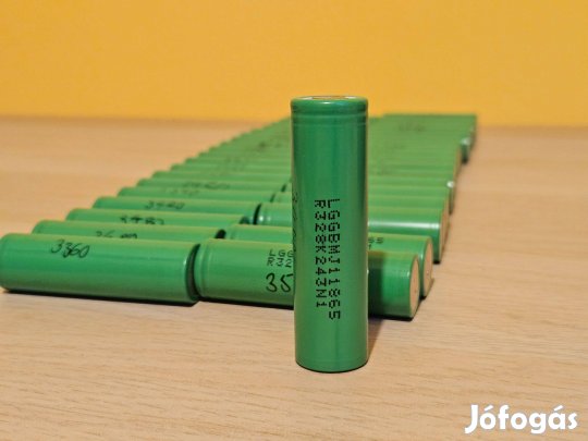 LG MJ1 18650 akkumulátor (bontott) - 39 db