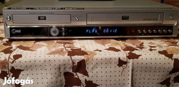 LG RC 7300 távval dvd lejátszó videó kombó VHS Sony Samsung
