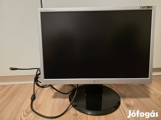 LG monitor ezüst, fekete