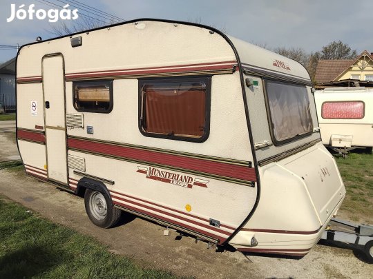 LMC 400 Lakókocsi Telepítésre Zuhanyzóval Elősátorral 