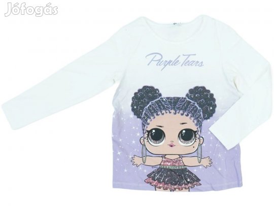 LOL Új (címkés) Lány Hosszú ujjú felső (Méret: 116)