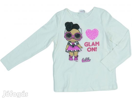 LOL Új (címkés) Lány Hosszú ujjú felső (Méret: 122)