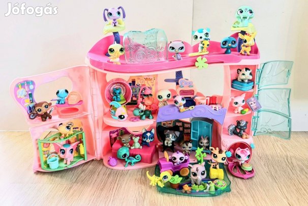 LPS Little Littlest Pet Shop ház és figura csomag