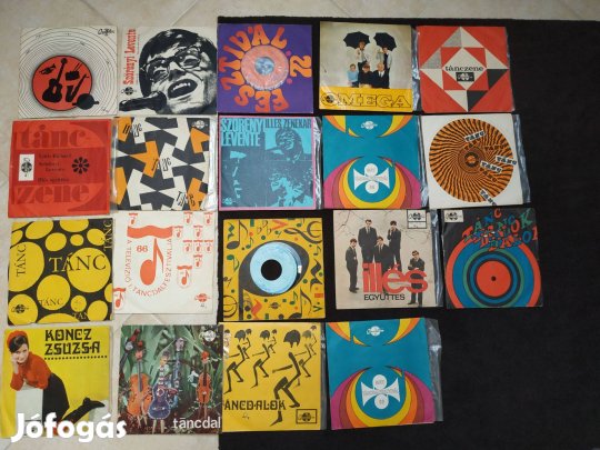 LP bakelit lemezek Táncdal,Illés,Szörényi L. 19 db egyben