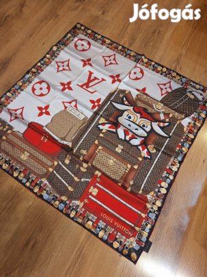 LV Louis Vuitton selyem kendő 