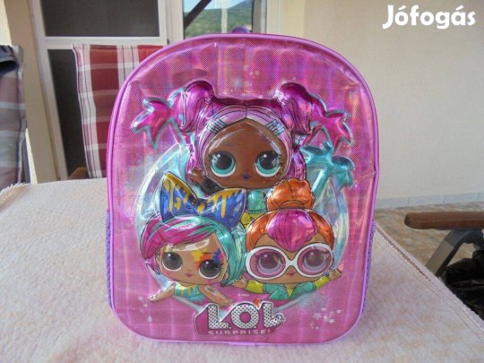 L.O.L 3 D ovis kisiskolás lány hátizsák táska
