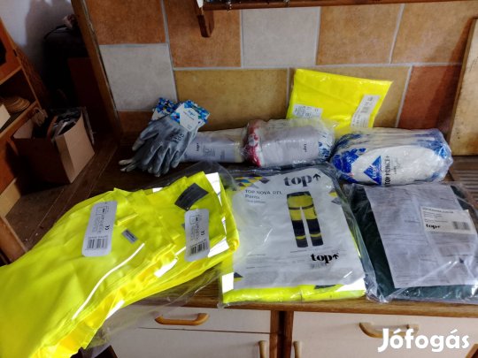 L XL férfi munkaruha nadrág láthatósági csomag új