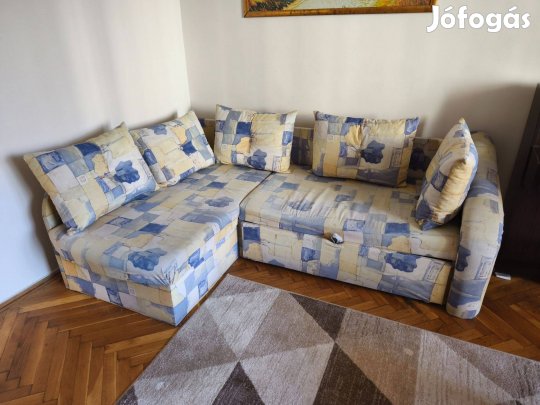 L alakú használt kanapé