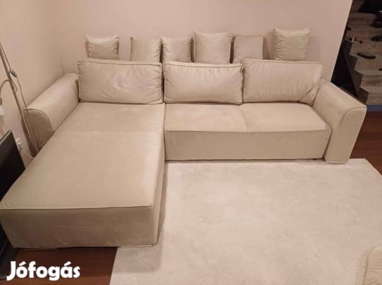 L alakú kanapé Sarokkanapé Sarokülő  Sarok ülőgarnitúra újszerű