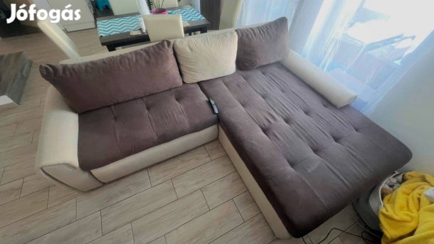 L alakú kanapé ágy
