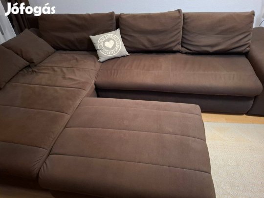 L alakú kanapé kinyitható ágy résszel