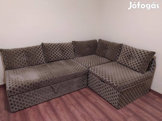 L alakú sarokgarnitúra