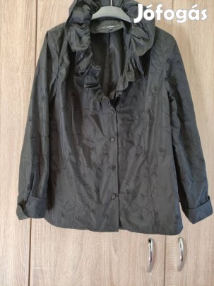 L-es fekete elegáns női blúz