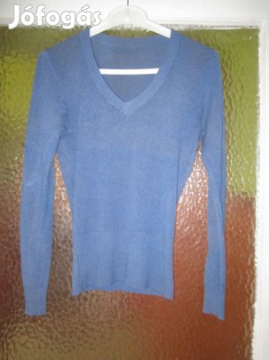L-es kék vékony pulóver eladó!