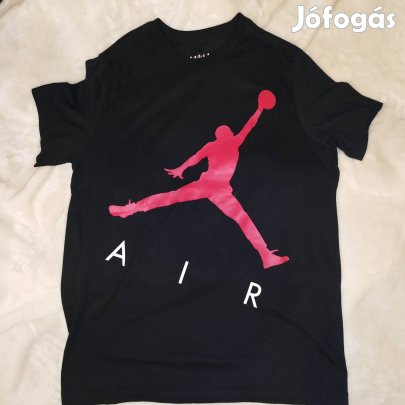 L-es méret Jordan Jumpman fekete Poló új