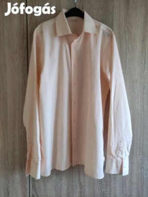 L-es új barack színű férfi ing magyar termék