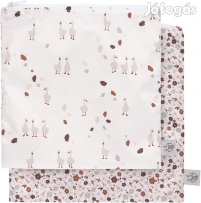 Lässig ételhordozó uzsonnás zacskó-2db, OUTLET termék