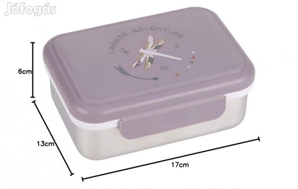 Lässig rozsdamentes acél uzsonnás doboz OUTLET termék