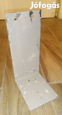 L vas sarok vas L profil kötő elem , brutál darab 23 x 13 cm x 10 cm s