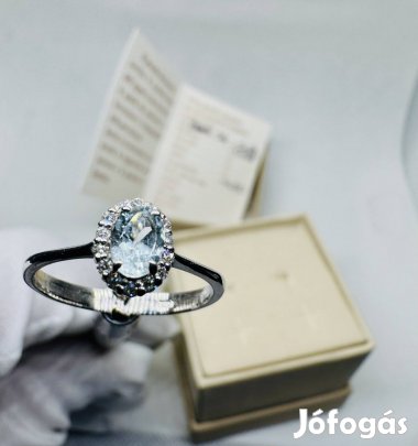 La Casa D'Oro akvamarin gyémántgyűrű