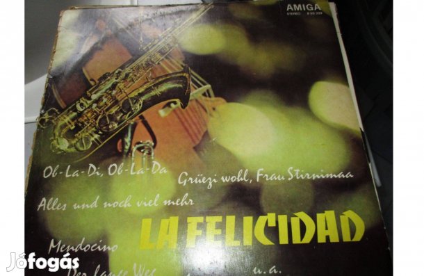 La felicidad bakelit hanglemez eladó