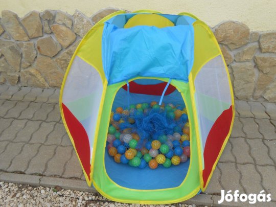 Labdasátor kül és beltérre több,mint 100 db labdával