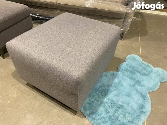 Lábtartó, puff: szürke szövet 25e