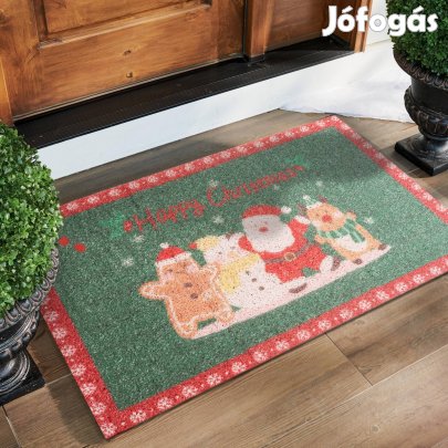Lábtörlő Karácsonyi - "Happy Christmas" - 60 x 40 cm