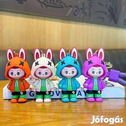 Labubu kulcstartó figurák