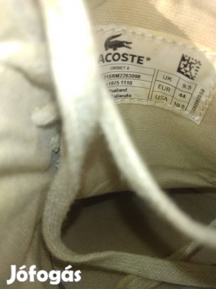 Lacoste 44-es bőr utcai sportos cipő