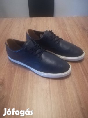 Lacoste 46 sötétkék bőrcipő