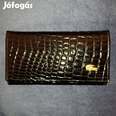 Lacoste Eredeti Krokodil Bőr Vadonat Új női férfi Unisex Pénztárca