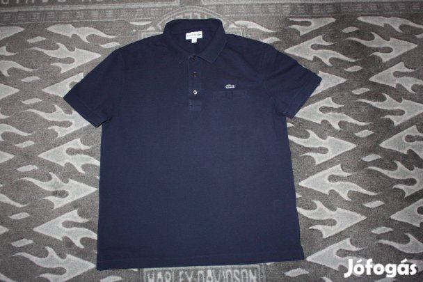 Lacoste Regular Fit pamut piké póló M-L eredeti, újszerű