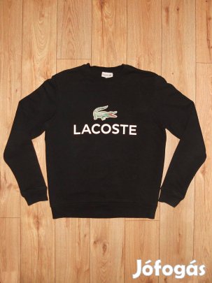 Lacoste fekete pulóver (M-es)