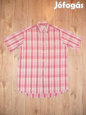 Lacoste kockás rövid ujjú ing (M-es)