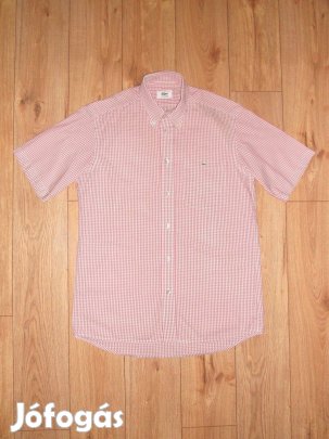 Lacoste kockás rövid ujjú ing (M-es)