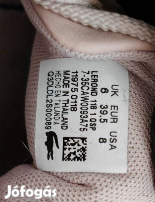 Lacoste púder női bőr sneaker