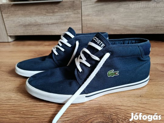 Lacoste vászon magasszárú cipő 46