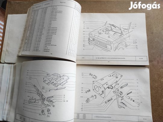 Lada 2101, 2103, 2106, 2107, 2121 alkatrészkatalógus 