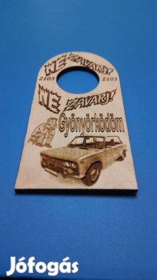 Lada 2103 mintás Netábla garázsra, férfi barlangra, autós ajándékba