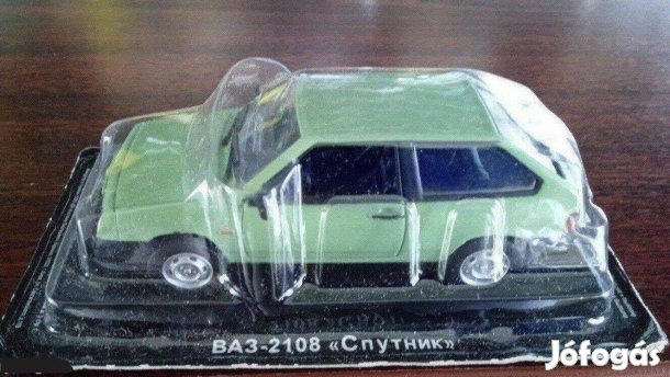 Lada 2108 zöld kisauto modellek 1/43 Eladó