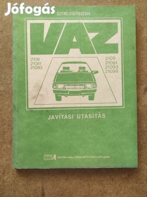 Lada Samara 2108, 2109 javítási műhely könyv 