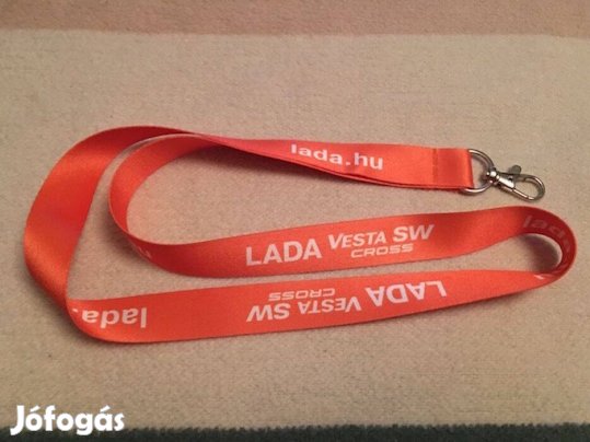 Lada Vesta nyakpánt, passztartó, nyakba akasztó, kulcstartó