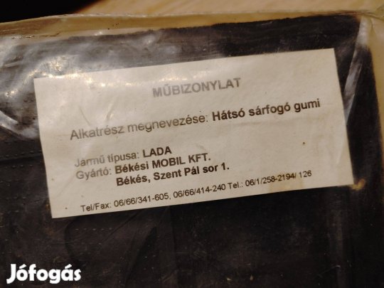 Lada korabeli sárvédő eredeti gyári