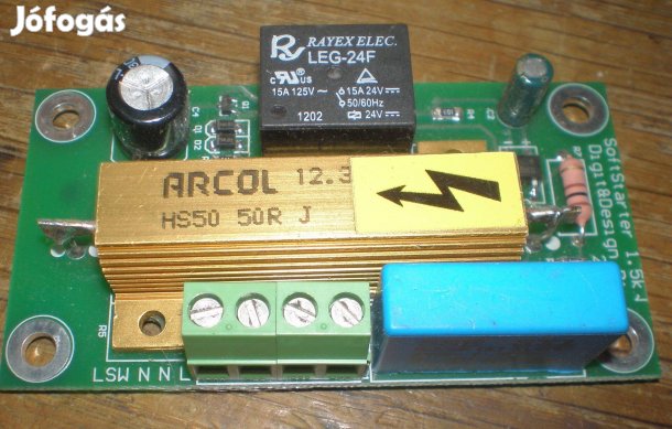 Lágyindító szoftstarter 1,5kW, 240V 6,25A