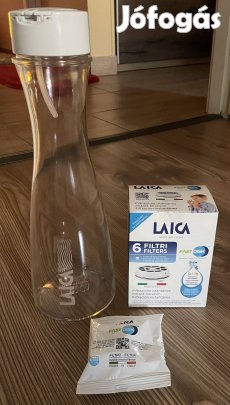 Laica 1,1L vízszűrős üveg + 7db szűrőbetét