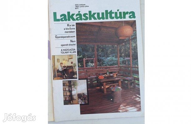 Lakáskultúra 1992 3 retro lakberendezési magazin 35 éves Vannak még